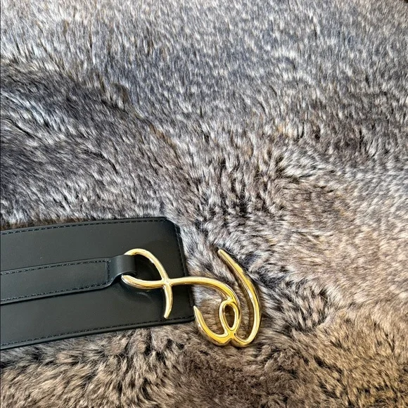 Sam Edelman Black Belt with Gold Accent